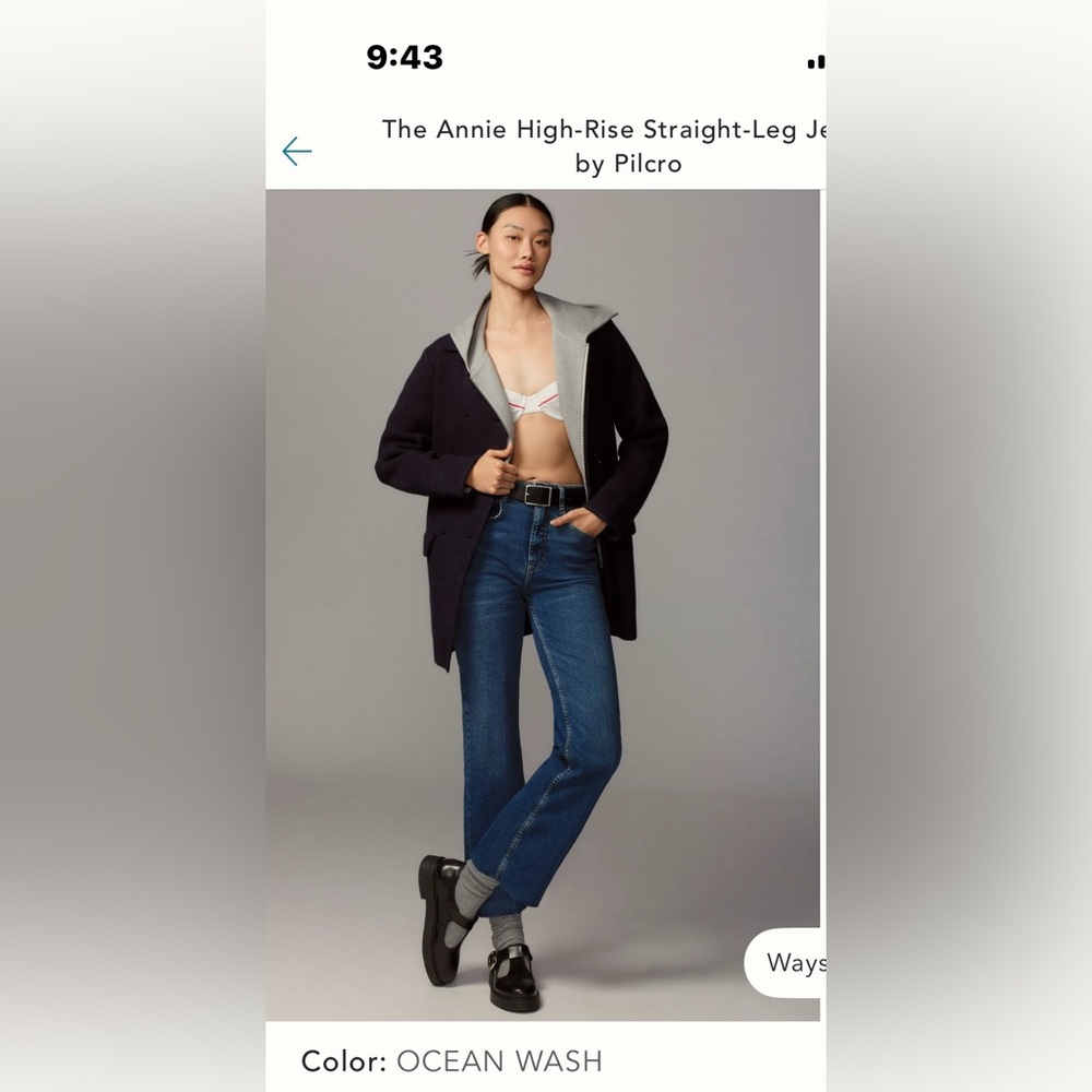 Annie straight leg jeans